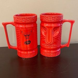 Chicago Bulls Tiki Mugs